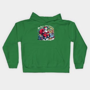 Santa Love Cooking Kids Hoodie